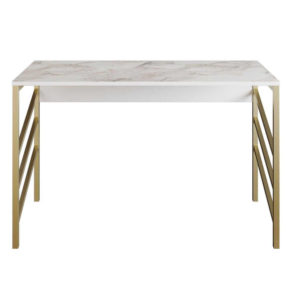 Tuna - Gold GoldWhite Radni Sto slika 4