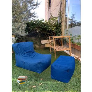 Xxl Sedir - Plavi Set Bean Bag-a (2 Komada)