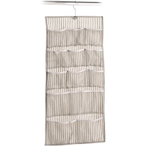 Zeller Zidni organizer Stripes, 21 pretinac, netkani materijal, bež, 40x80 cm, 14652 slika 1