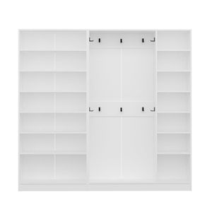 Hall Stand Kale - 8121 u bijeloj boji