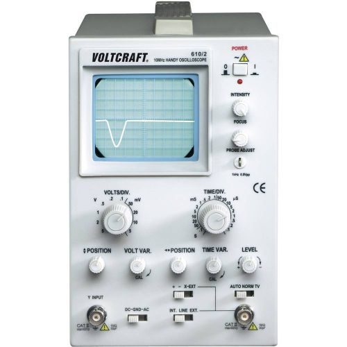 analogni osciloskop VOLTCRAFT AO 610 10 MHz 1-kanalni slika 1