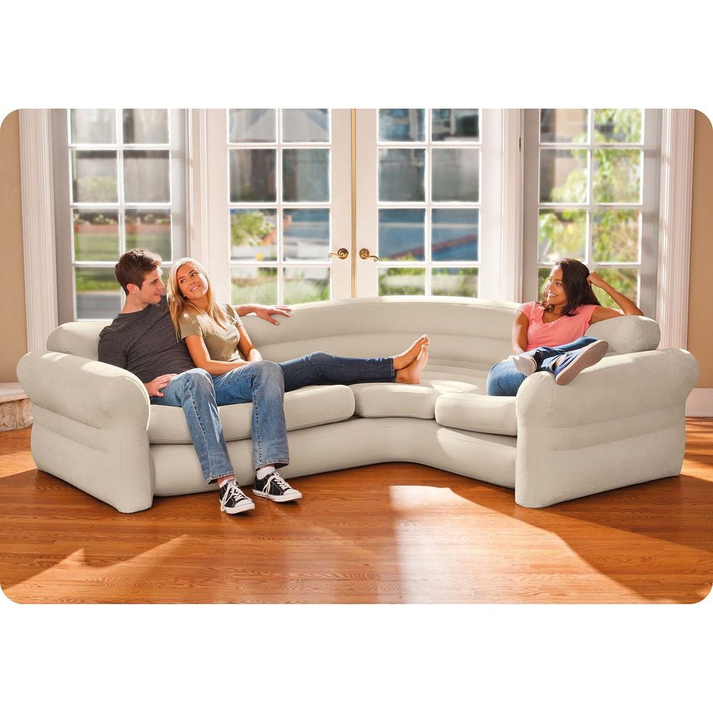 Kutna garnitura na napuhavanje 257 x 203 x 76 cm intex 68575 slika 3