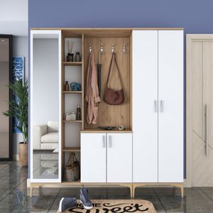 Bijeli Hodnik Ormar EA131 - 2801 Walnut