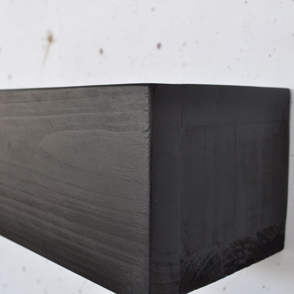 Raf286 Black Decorative Wooden Wall Shelf slika 6