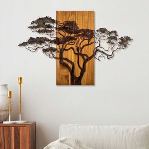 Decorative wooden wall accessory Acacia Tree - 387-A, colour: multicolor