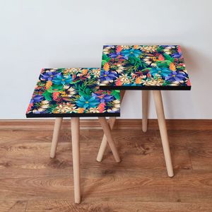 Nesting stolovi 2Shp214 - (2 komada) - boje: višebojni