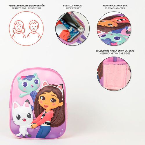 Gabbys Dolls House 3D backpack 31cm slika 4