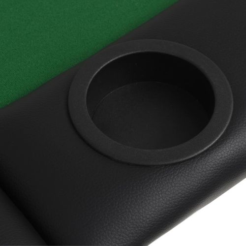 Sklopivi trodijelni stol za poker za 9 igrača ovalni zeleni slika 30