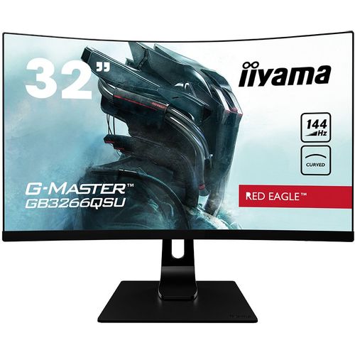 Iiyama monitor Red Eagle GB3266QSU-B1, VA, DP, 2xHDMI, AMD, 144Hz slika 1
