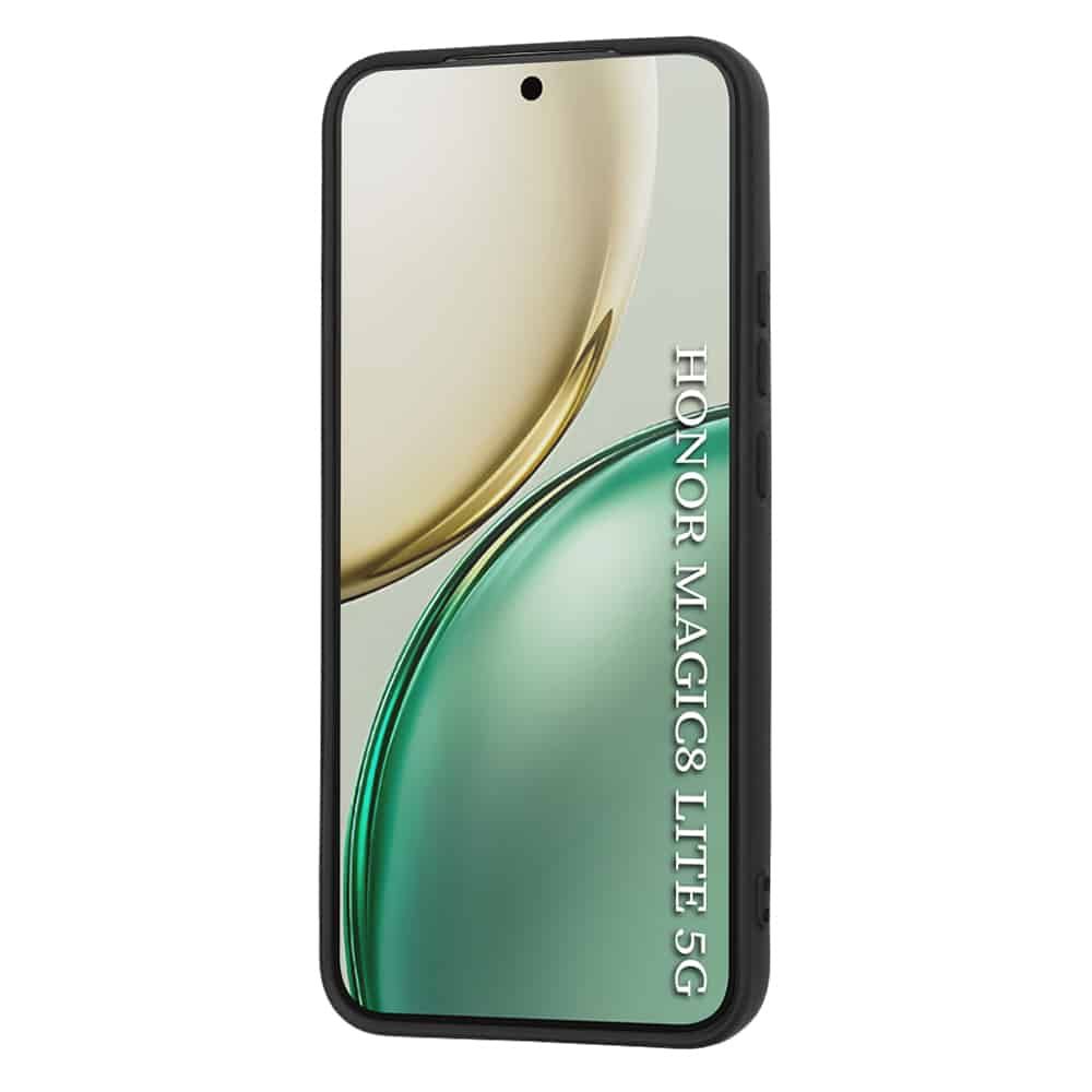 Techsuit SoftFlex silikonska maska za Honor Magic8 Lite – crna slika 3