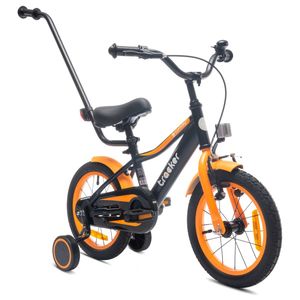 Dječji bicikl guralica Tracker 14" crno - narančasti