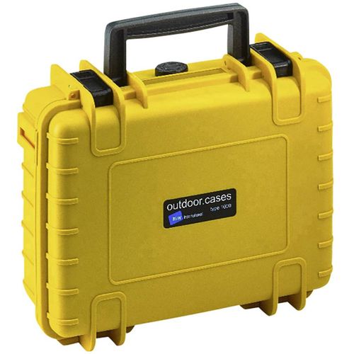 B &amp; W International Outdoor kofer  outdoor.cases Typ 1000 4.1 l (Š x V x D) 270 x 215 x 105 mm žuta 1000/Y/SI slika 2
