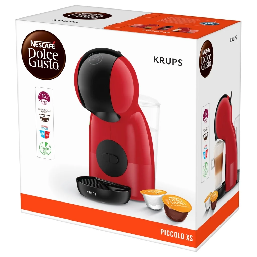 Krups Aparat za kafu KP1A3510 Picolo XS, Crveni slika 2