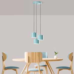 Luster Duz - 195Turquoise sa 3 Lampe u Boji Tirkiza