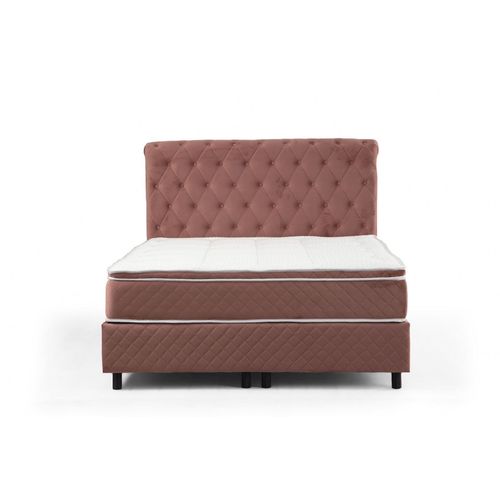 Sonata Set 90 x 190 - Dusty Rose Dusty Rose Single Mattress, Base & Headboard slika 5