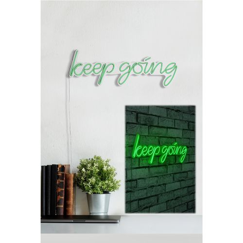 Wallity Ukrasna plastična LED rasvjeta, Keep Going - Green slika 2