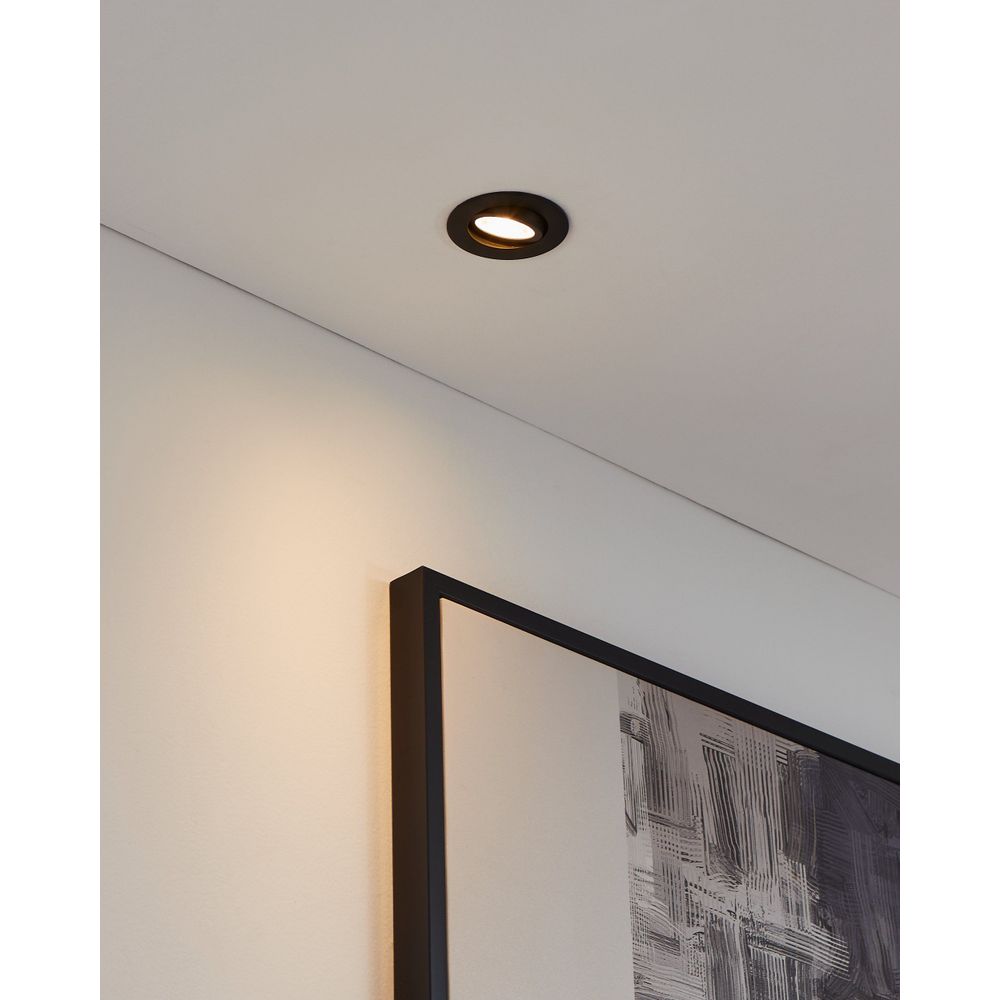 Eglo Ugradbena LED Spot Lampa 5W RGB-Bijela, Promjer 88mm, Crna "Saliceto-Z" slika 6