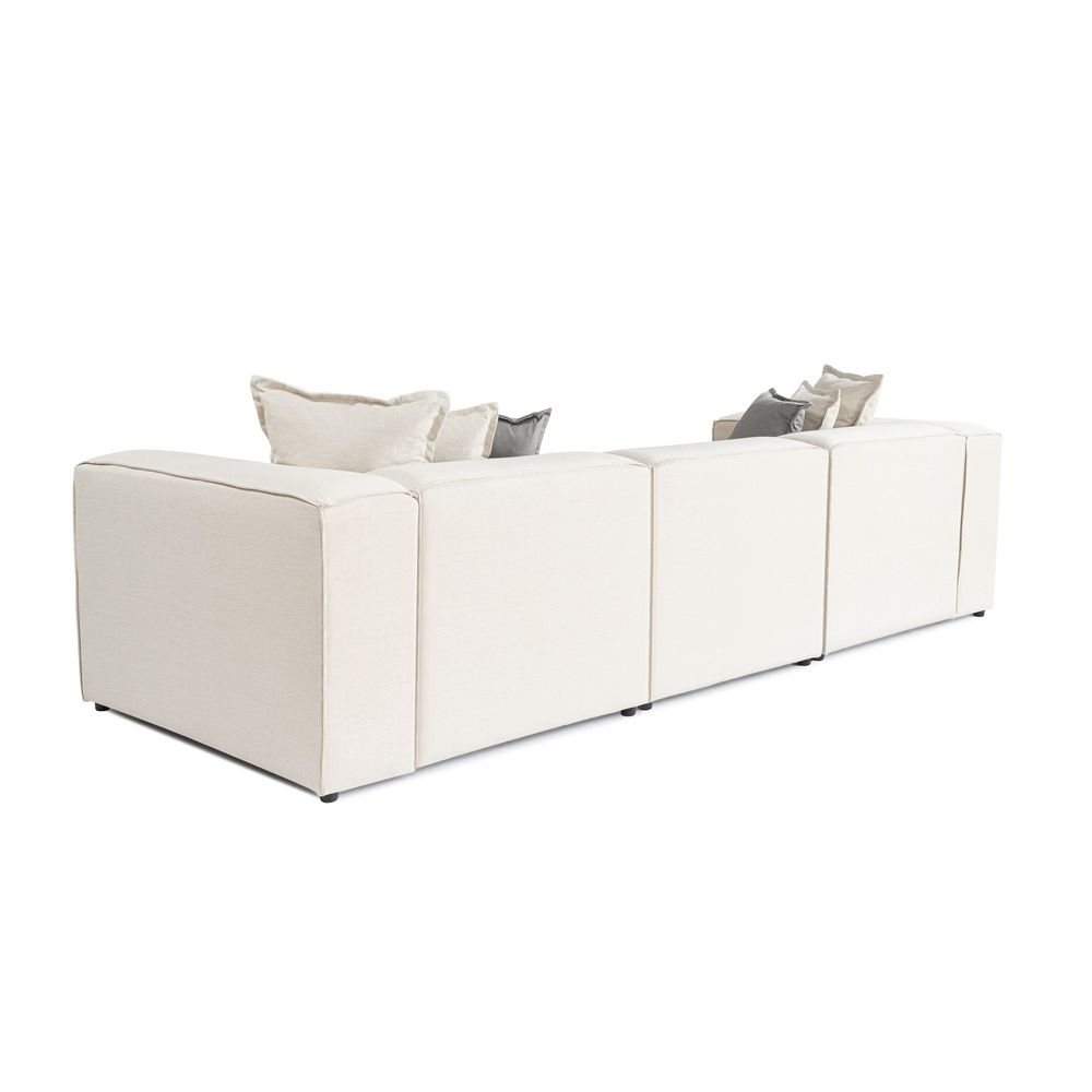 Ugaona Sofa Frida 4 - Ecru Boje slika 13