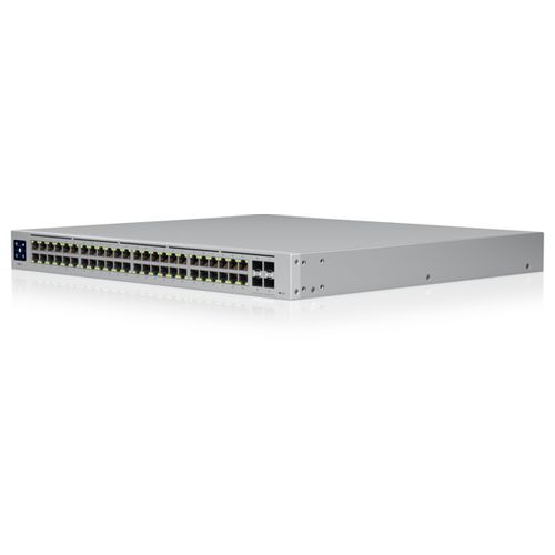 Ubiquiti Pro 48  48-port  Layer 3 switch supporting 10G SFP+ connections with fanless cooling slika 2