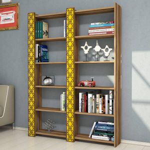 City 2 - Walnut, Yellow Walnut
Yellow Bookshelf