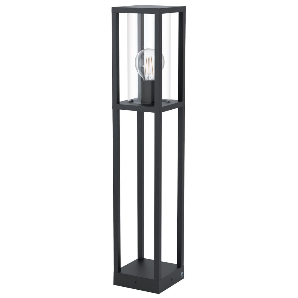 Eglo Cascinetta vanjska podna/1, e27, 40w, v-795, ip44, lijevani aluminij/staklo/crno slika 1