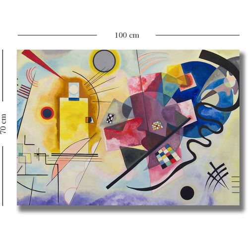 70100KANDINSKY028 Multicolor Decorative Canvas Painting slika 3