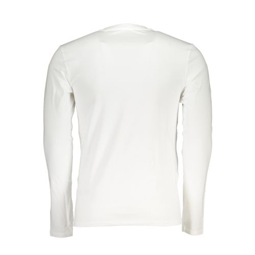 GUESS JEANS MEN'S LONG SLEEVE T-SHIRT WHITE slika 2