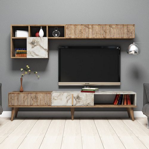 Woody Fashion Regal MILAN WALNUT, Milan - Walnut, White slika 1