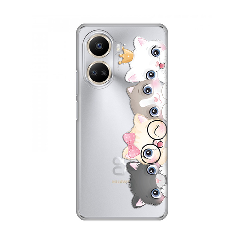 Torbica Silikonska Print Skin za Huawei Nova 10 SE Cats slika 1