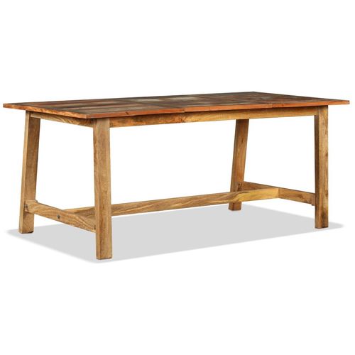 Blagovaonski stol od masivnog obnovljenog drva 180 cm slika 36