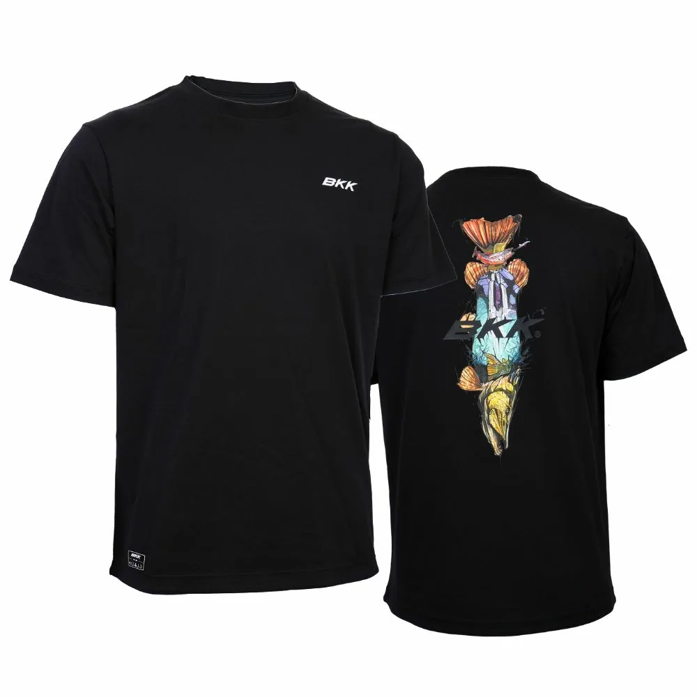 BKK Short Sleeve Casual Shirt - Brand values Pike - Black #L slika 1