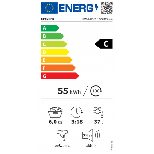 Heinner slim perilica rublja HWM-H6010IVSMC+++ slika 4