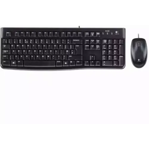 Tastatura + miš Logitech Deluxe MK120 YU, crna slika 3