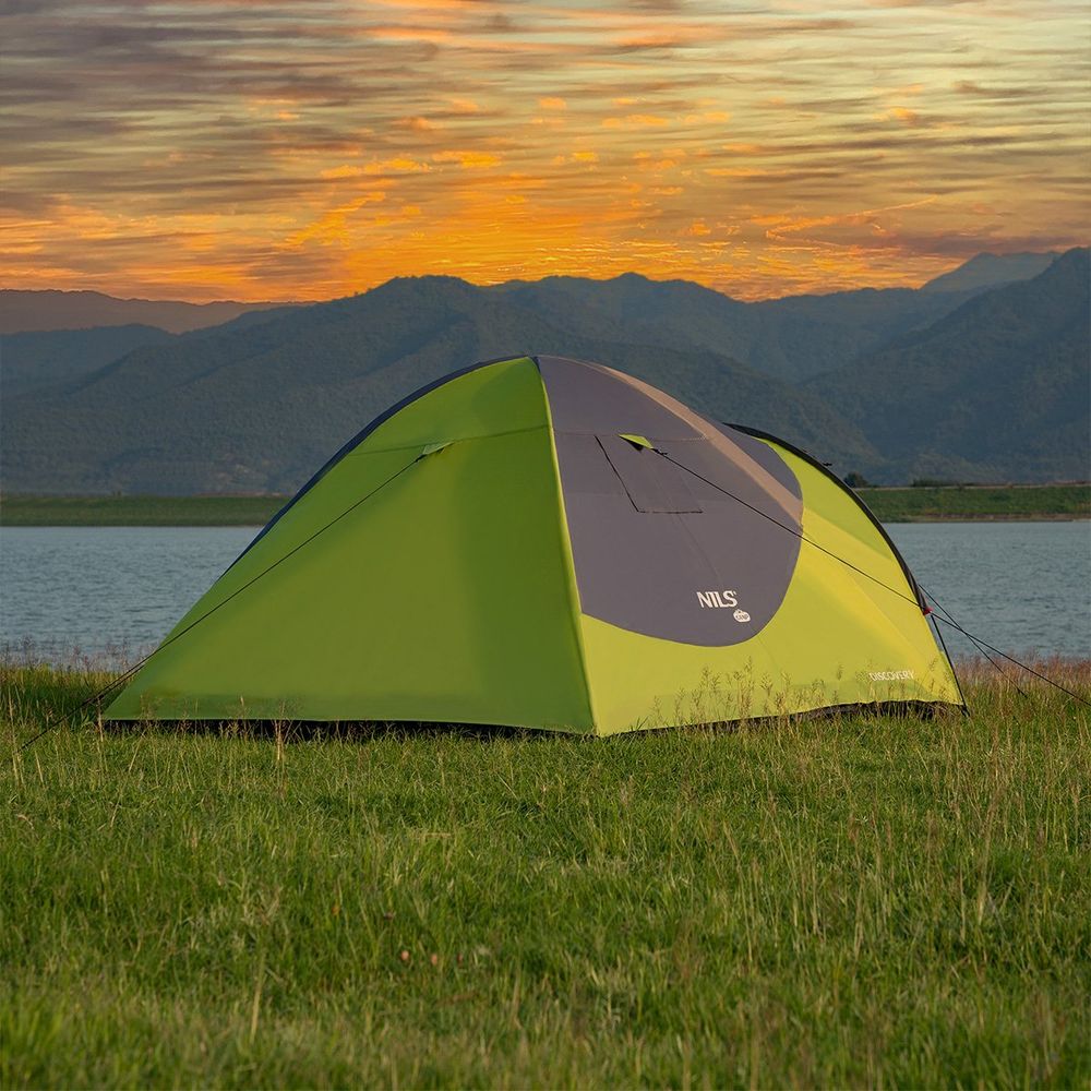 Planinarski šator Nils Camp zeleno-sivi slika 5
