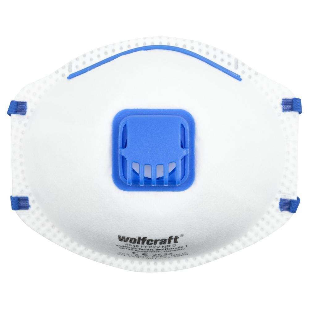 Wolfcraft Zaštitna Maska Sa Ventilom FFP2 (CE) / 15 kom - 4948000 slika 2
