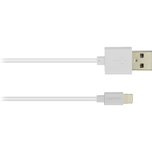 CANYON MFI-1 CNS-MFICAB01W Ultra-compact MFI Cable, certified by Apple, 1M length, 2.8mm , White color slika 2