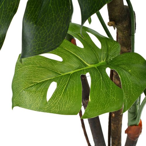 Umjetna biljka monstera s posudom 130 cm zelena slika 8