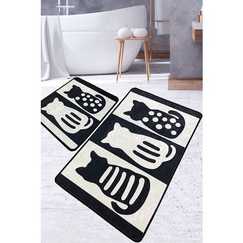 Meo Multicolor Bathmat Set (2 Pieces) slika 1