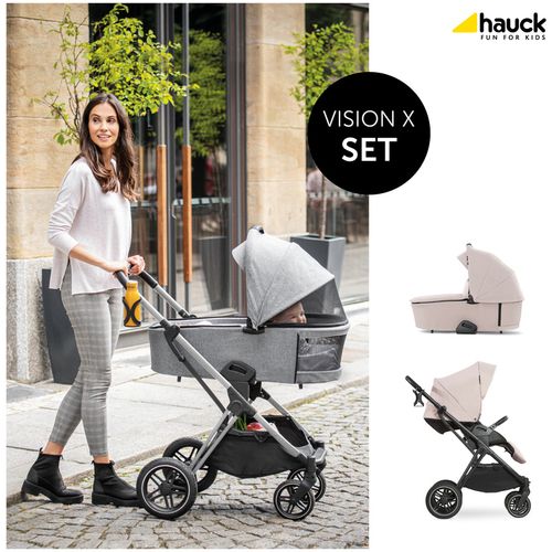 Hauck kolica Vision X Set - Melange Beige  slika 12