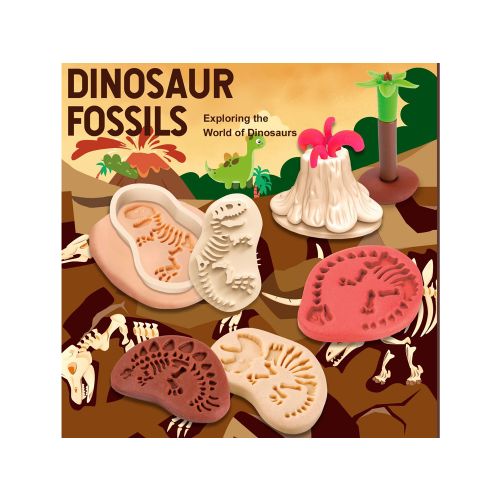 Set za izradu fosila dinosaura od plastelina - 5 boja slika 6