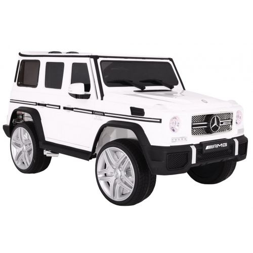 Licencirani auto na akumultor Mercedes G65 2 4G - bijeli/lakirani slika 5