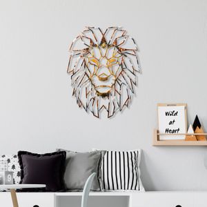 Wallity Metalna zidna dekoracija, Lion - 1