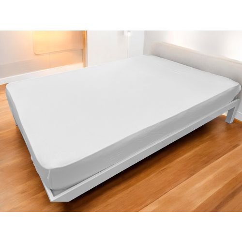 Čaršav Flanel Bela boja 140cmx200cm/25cm slika 1