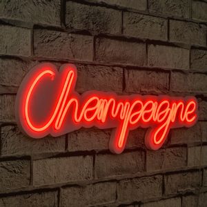 Champagne - Red Red Decorative Plastic Led Lighting