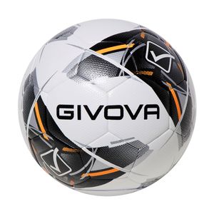 Nogometna lopta Givova Match NEW MAYA (veličina 5) - sivo/narančasta