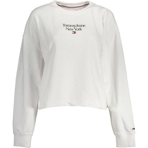 TOMMY HILFIGER WOMEN'S WHITE SWEATSHIRT WITHOUT ZIP slika 1