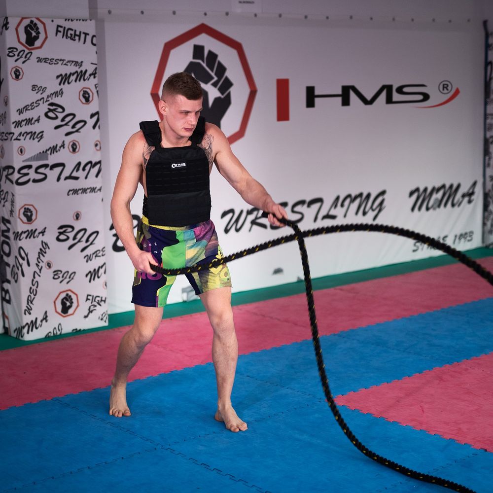 Tko07 taktički prsluk s utezima podesivi 6,5 kg hms premium slika 3