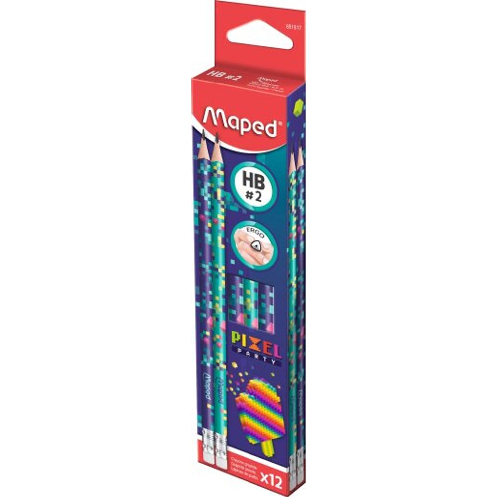Maped Olovka grafitna 12/1 sa gumicom PIXEL slika 1