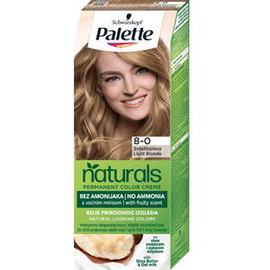 Palette Naturals Color Creme Farba za kosu 8-0 Svijetloplava