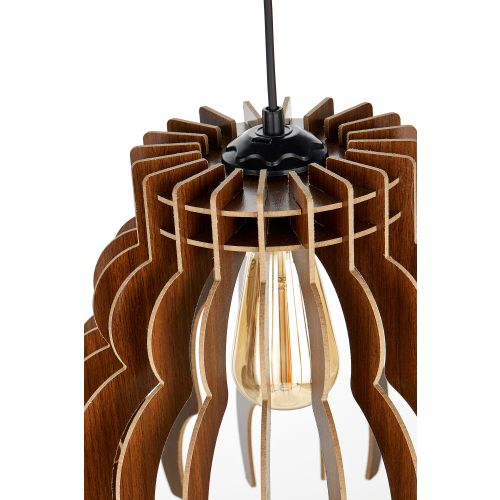 Cloudy - Walnut Walnut Chandelier slika 5